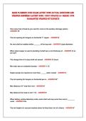 Mass PluMbing Code exaM latest 2026 aCtual Questions and&NewLine;VeriFied answers &lpar;latest 2026 &sol; 2027 uPdate&rpar; a&plus; grade 100&percnt;&NewLine;guarantee VeriFied by exPerts 