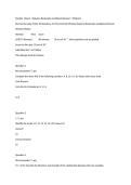  Portage Learning General Psychology Module Exam 1 &vert; Verified Questions & Answers