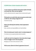 NUR4590 Exam 2 Review Questions with answers