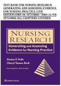Nursing Research&colon; Generating and Assessing Evidence for Nursing Practice &lpar;11th Edition&rpar; &ndash; Study Guide and Practice Questions