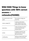 WGU D686 Things to know questions with 100- correct answers &plus; rationales&lpar;PASSED&rpar;&period;