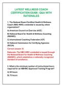 2026&ndash;2027 ULTIMATE HEALTH & WELLNESS CERTIFICATION EXAM PREP BUNDLE &vert; CERTIFIED WELLNESS PRACTITIONER&comma; FITNESS & WELLNESS COORDINATOR&comma; WELLNESS COACH & ESSENTIAL HEALTH COACHING SUCCESS STRATEGIES &vert; QUESTIONS & ANSWERS WITH DETAILED RATIONALES