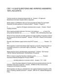 CDC 1-5 QUIZ QUESTIONS AND VERIFIED ANSWERS 100- ACCURATE