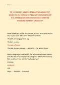 ITE 152 EXAM 3 NEWEST 2026 ACTUAL EXAM TEST &NewLine;BANK&vert; ITE 152 EXAM 3 REVIEW WITH COMPLETE 300 &NewLine;REAL EXAM QUESTIONS AND CORRECT VERIFIED &NewLine;ANSWERS&sol; ALREADY GRADED A&plus;