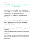 SED2601 Exam Questions and Answers with Solutions UPDATED&excl;&excl;&excl;&period;