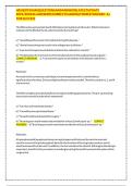 RN ATI CONCEPT BASED ASSESSMENT LEVEL 1 EXAM 2 LATEST VERSIONS 2024 &lpar;VERSION A AND B&rpar; COMPLETE 260 QUESTIONS AND CORRECT DETAILED ANSWERS&NewLine;