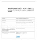 PATHOPHYSIOLOGY EXAM &num;4&colon; Alterations of Pulmonary &NewLine;Function UPDATED ACTUAL Questions and CORRECT &NewLine;Answers 