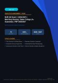  NUR 242 Med-Surg Nursing Exam 1 Galen College Actual Exam 2026&sol;2027 &ndash; Complete Exam-Style Questions & Answers &vert; 100&percnt; Certified Verified &ndash; Pass Guaranteed &ndash; A&plus; Graded