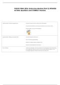 PATHO FINAL 2026&colon; Endocrine Module &lpar;Part 2&rpar; UPDATED &NewLine;ACTUAL Questions and CORRECT Answers 