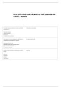 PATH 370 - Final Exam UPDATED ACTUAL Questions and &NewLine;CORRECT Answers