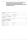 PANCE Blueprint Pulmonary Circulation &lpar;PEARLS&rpar;&colon; Cor &NewLine;pulmonale&comma; Pulmonary embolism&comma; Pulmonary &NewLine;hypertension &lpar;Smarty PANCE&rpar; UPDATED ACTUAL Question &NewLine;and CORRECT Answers 