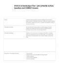 NYSTCE CST Multisubject Part 1 &lpar;241&rpar; UPDATED ACTUAL &NewLine;Questions and CORRECT Answers 