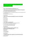 NH G2 Turf Practice Test Questions All Answered Correct&period;&NewLine;