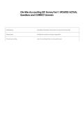 Ole Miss Accounting 201 Burney Test 1 UPDATED ACTUAL &NewLine;Questions and CORRECT Answers