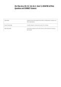 Ole Miss Accy 201 Ch&period; 8&comma;9&comma;10&comma;11 &lpar;test 3&rpar; UPDATED ACTUAL &NewLine;Questions and CORRECT Answers