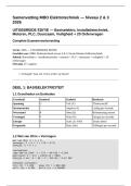 Samenvatting MBO Elektrotechniek 2026 &plus; 20 Oefenvragen - Installatietechniek Groepenkast Motoren AC DC Driefase PLC Programmeren NEN 1010 Veiligheid Meetinstrumenten 25&plus; Pagina's