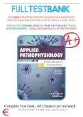 100&percnt; Verified Correct &ndash; NEW&excl;&excl; REVISED EDITION &ndash; Applied Pathophysiology for the Advanced Practice Nurse&comma; 2nd Edition &ndash; Dlugasch & Story &ndash; Complete Test Bank with Answers&NewLine;