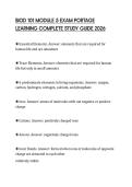 BIOD 101 MODULE 4 PRACTICE QUESTIONS &NewLine;AND RATIONALE GUIDE 2026 