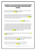 AWHONN PEOP&vert; ACTUAL EXAM QUESTIONS AND VERIFIED ANSWERS &vert; GRADED A&plus;&vert; PASS ON FIRST ATTEMPT &vert; BRAND NEW 2026&sol;2027 UPDATE&excl;&excl;&excl;&excl;&excl;
