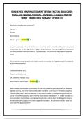 BSN246 HESI HEALTH ASSESSMENT REVIEW &vert; ACTUAL EXAM QUESTIONS AND VERIFIED ANSWERS &vert; GRADED A&plus;&vert; PASS ON FIRST ATTEMPT &vert; BRAND NEW 2026&sol;2027 UPDATE&excl;&excl;&excl;&excl;&excl;