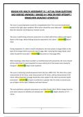 BSN246 HESI HEALTH ASSESSMENT BUNDLED EXAMS ALL VERSIONS &vert; ACTUAL EXAM QUESTIONS AND VERIFIED ANSWERS &vert; GRADED A&plus;&vert; PASS ON FIRST ATTEMPT &vert; BRAND NEW 2026&sol;2027 UPDATE&excl;&excl;&excl;&excl;&excl;