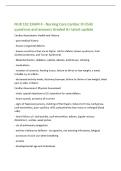 NUR 102 EXAM 4 - Nursing Care Cardiac Ill Child&NewLine;questions and answers Graded A&plus; latest update&NewLine;Cardiac Assessment&colon; Health and History&NewLine;- past medical history&NewLine;- known congenital defects&NewLine;- known conditions that are at higher risk for defects &lpar;down syndro