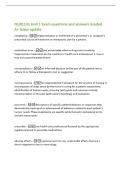 NUR1141 Unit 1 Exam questions and answers Graded&NewLine;A&plus; latest update&NewLine;compliance -implementation or fulfillment of a prescriber's or caregiver's&NewLine;prescribed course of treatment or therapeutic plan by a patient&period;&NewLine;medication error -any preventab