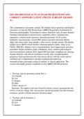 EEG BOARD EXAM ACTUAL EXAM 250 QUESTIONS AND &NewLine;CORRECT ANSWERS LATEST UPDATE ALREADY GRADED &NewLine;A&plus;