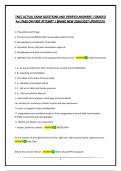TNCC ACTUAL EXAM QUESTIONS AND VERIFIED ANSWERS &vert; GRADED A&plus;&vert; PASS ON FIRST ATTEMPT &vert; BRAND NEW 2026&sol;2027 UPDATE&excl;&excl;&excl;&excl;&excl;