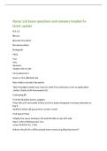 Nurse 110 Exam questions and answers Graded A&plus;&NewLine;latest update&NewLine;R&period;A&period;C&period;E&NewLine;Rescue&NewLine;Activate the alarm&NewLine;Contain&sol;confine