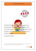 NGN HESI Exit Exam 5 Questions and Correct &NewLine;Verified Answers &sol; HESI EXIT NGN Exam Prep &NewLine;Correctly Answered  Questions and 100&percnt; Correct &NewLine;Answers With Rationales &lpar;New&excl;&rpar;&vert;GRADED A&plus;&vert; &NewLine;&lpar;EXAM READY&rpar; &NewLine;&lpar;Solved&rpar; SCORE A 