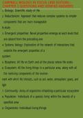 Campbell Biology in Focus &lpar;3rd Edition&rpar; &ndash; Chapter 1 Questions and Verified Answers&colon; Comprehensive Exam Review and Study Guide for Biology Students
