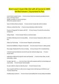 Alarm Level 1 Exam Elite CEU with all Correct & 100&percnt; Verified Answers &vert;Guaranteed to Pass