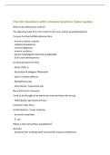 Oral 101 Questions with Complete Solutions &vert;latest update&NewLine;What is the alimentary system&quest;&NewLine;The digestive tract from the mouth to the anus and its associated glands&NewLine;Purpose for Normal Microbiome Flora&NewLine;- immune system support&NewLine;- cellulose breakdown&NewLine;- nut