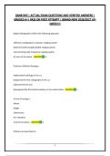 DANB RHS &vert; ACTUAL EXAM QUESTIONS AND VERIFIED ANSWERS &vert; GRADED A&plus;&vert; PASS ON FIRST ATTEMPT &vert; BRAND NEW 2026&sol;2027 UPDATE&excl;&excl;&excl;&excl;&excl;