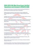 BSN HESI 266 Med Surg Exam Verified Questions and Answers UPDATE 2026