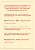 HCR 240 FINAL EXAM AND STUDY GUIDE NEWEST 2026 &NewLine;TEST BANK&vert; COMPLETE 650 REAL EXAM QUESTIONS AND &NewLine;CORRECT VERIFIED ANSWERS&sol; ALREADY GRADED A&plus;&vert; &NewLine;HCR 240 FINAL EXAM PREP &lpar;MOST RECENT&excl;&excl;&rpar;