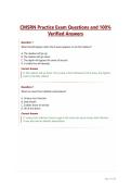 CMSRN Practice Exam Questions and 100&percnt; Verified Answers&NewLine;