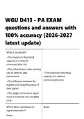 WGU D413 - PA EXAM questions and answers with 100- accuracy &lpar;2026-2027 latest update&rpar;