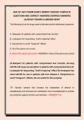 NUR 521 Advanced Pharmacology Exam 2 Newest 2026&sol;2027 Complete Questions and Correct Answers &lpar;Verified Answers&rpar;