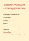 N212 PATHOPHYSIOLOGY EXAM 1 &lpar;EASTWICK COLLEGE&rpar; &NewLine;NEWEST 2026 ACTUAL EXAM&vert; N212 PATHOPHYSIOLOGY &NewLine;EXAM 1 REVIEW WITH COMPLETE 300 REAL EXAM &NewLine;QUESTIONS AND CORRECT VERIFIED ANSWERS&sol; ALREADY &NewLine;GRADED A&plus;