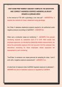 CSST Exam Prep Newest 2026&sol;2027 Complete 160 Questions and Correct Answers &lpar;Verified Answers&rpar;