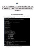 SNHU DAD 220 MODULE 5 ACTIVITY ANALYSIS AND SUMMARY &vert;LATEST UPDATED VERSION 2026-2027 &vert;COMPLETE