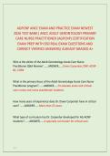 AGPCNP ANCC EXAM AND PRACTICE EXAM NEWEST &NewLine;2026 TEST BANK&vert; ANCC ADULT GERONTOLOGY PRIMARY &NewLine;CARE NURSE PRACTITIONER &lpar;AGPCNP&rpar; CERTIFICATION &NewLine;EXAM PREP WITH 650 REAL EXAM QUESTIONS AND &NewLine;CORRECT VERIFIED ANSWERS&sol; ALREADY GRADED A&plus; 