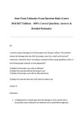 State Farm Estimatics Exam Question Bank &lpar;Latest 2026&sol;2027 Edition&rpar; &ndash; 100&percnt; Correct Questions&comma; Answers & Detailed Rationales