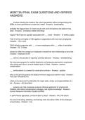 MGMT 304 FINAL EXAM QUESTIONS AND VERIFIED ANSWERS