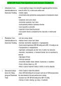 ACSM CEP Exam Test Questions and Answers Graded A&plus;