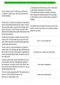 American Red Cross BLS Exam Test Questions and Answers Graded A&plus;