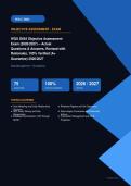 WGU D664 Objective Assessment Exam Revised Questions & Answers with Rationales Actual Exam 2026&sol;2027 &ndash; Complete Exam-Style Q&As &vert; 100&percnt; Certified Verified &ndash; Pass Guaranteed &ndash; A&plus; Graded