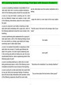 ATI Learning System Gerontology Final Quiz with Answers Graded A&plus;